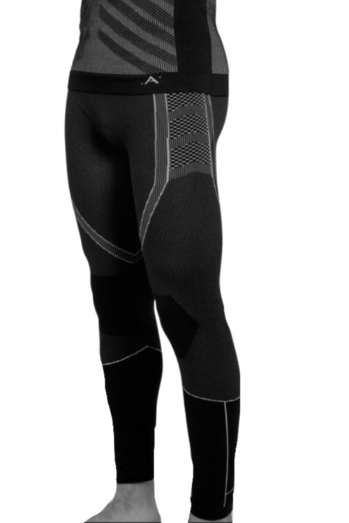 ENERGY black unisex thermal leggings